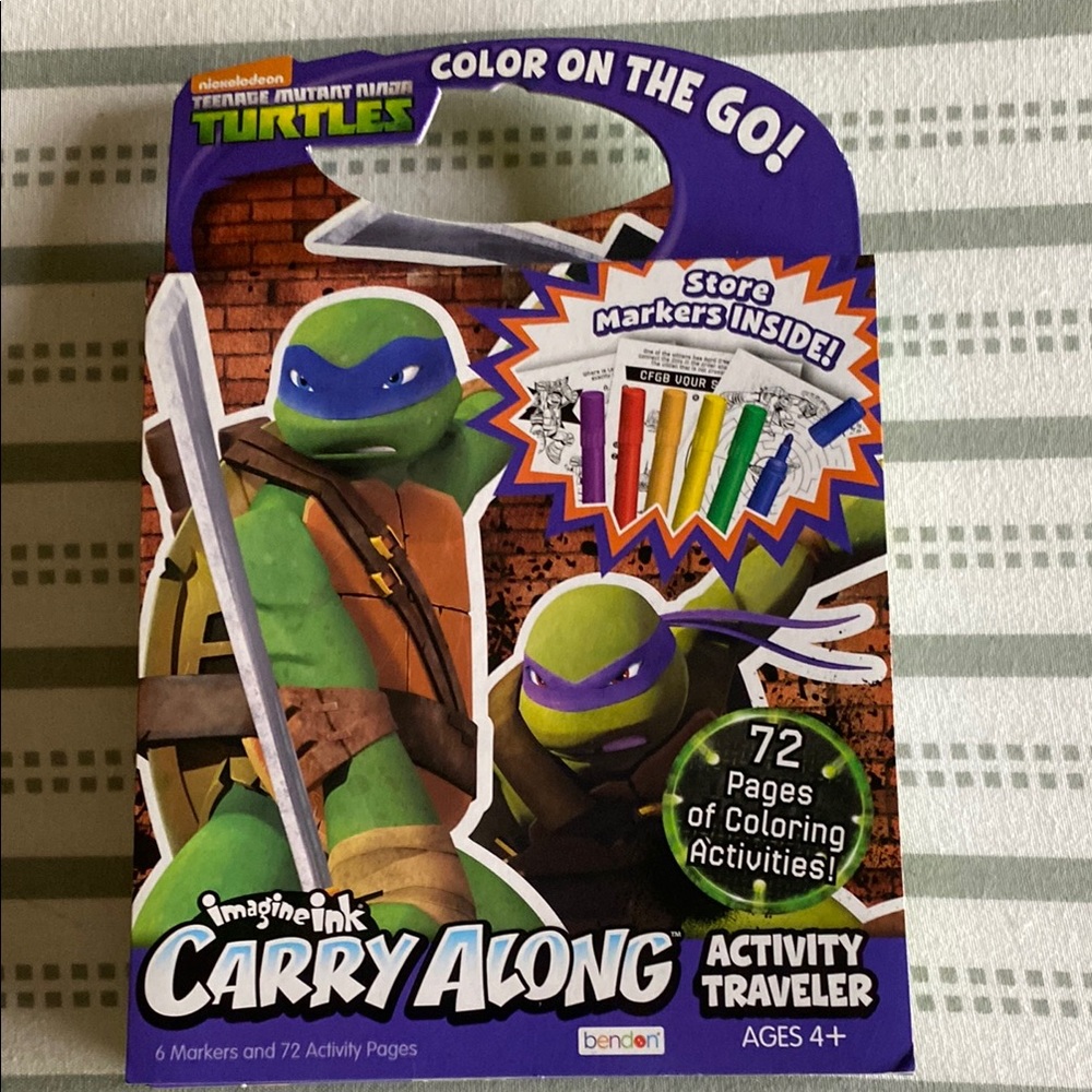 New Mutant Ninja Turtles Carry Along Activity Traveler